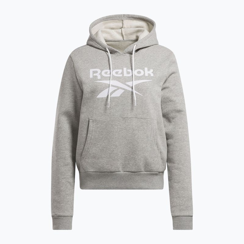 Hanorac pentru femei Reebok Identity Big Logo Fleece gri mediu heather 3