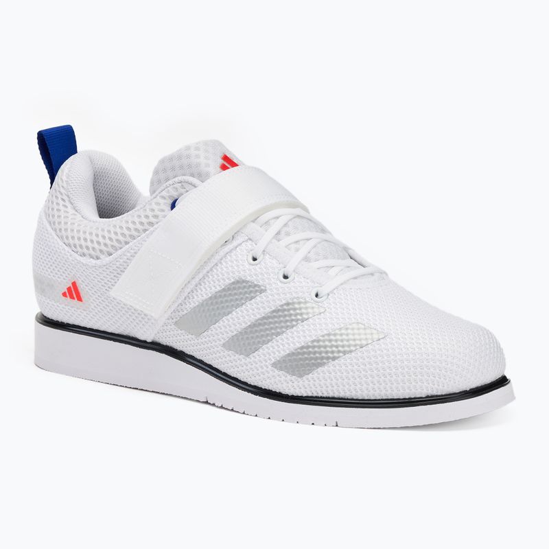 Încălțăminte de ridicare greutăți pentru bărbați adidas Powerlift 5 cloud white/ core black/ grey two