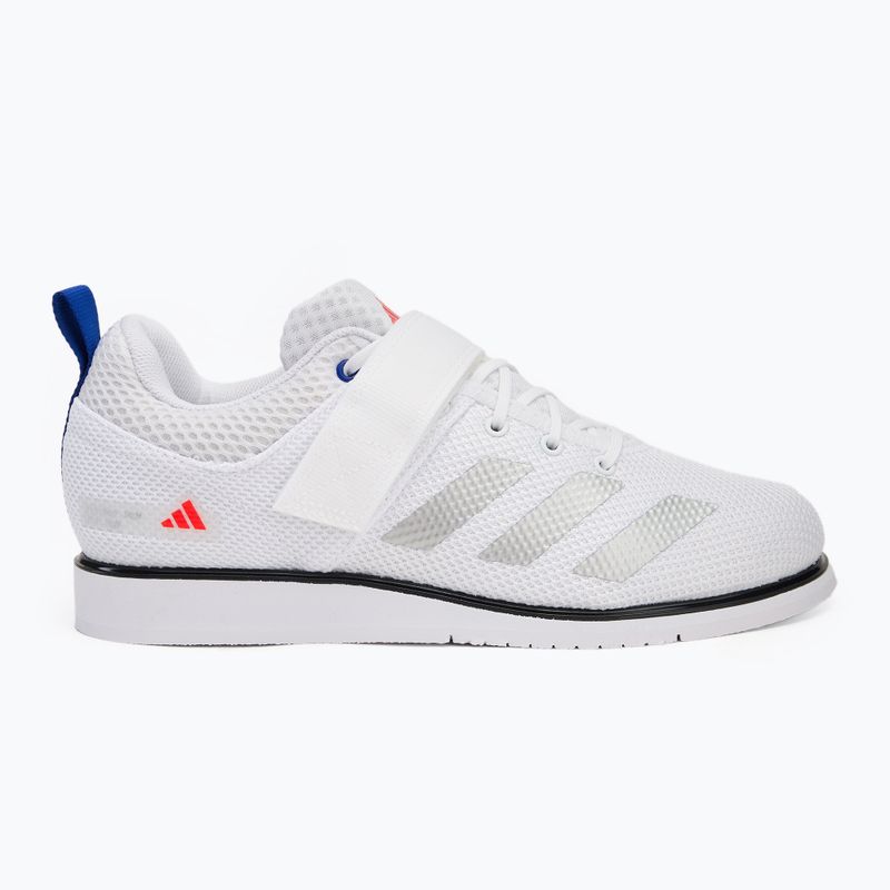 Încălțăminte de ridicare greutăți pentru bărbați adidas Powerlift 5 cloud white/ core black/ grey two 2