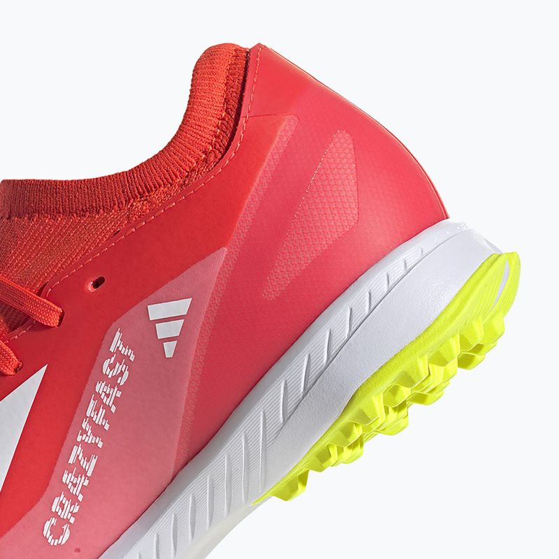 Încălțăminte de fotbal pentru bărbați  adidas X Crazyfast League TF solar red/cloud white/team solar yellow 10