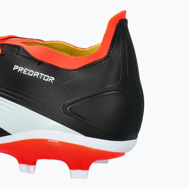 Încălțăminte de fotbal  adidas Predator League FG core black/cloud white/solar red 8