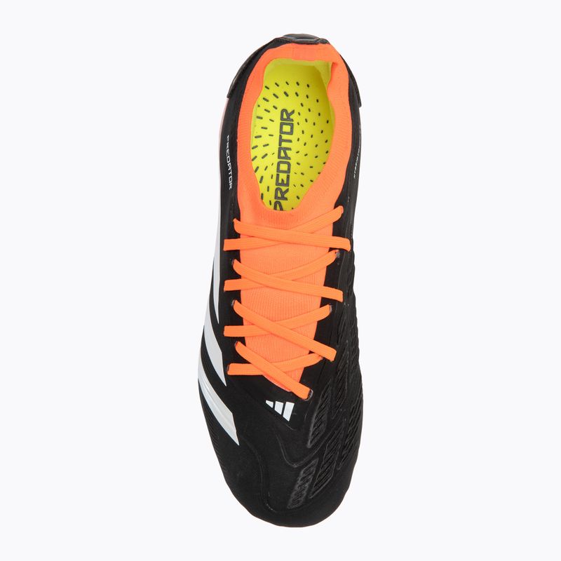 Încălțăminte de fotbal pentru bărbați  adidas Predator Pro FG core black/cloud white/solar red 5