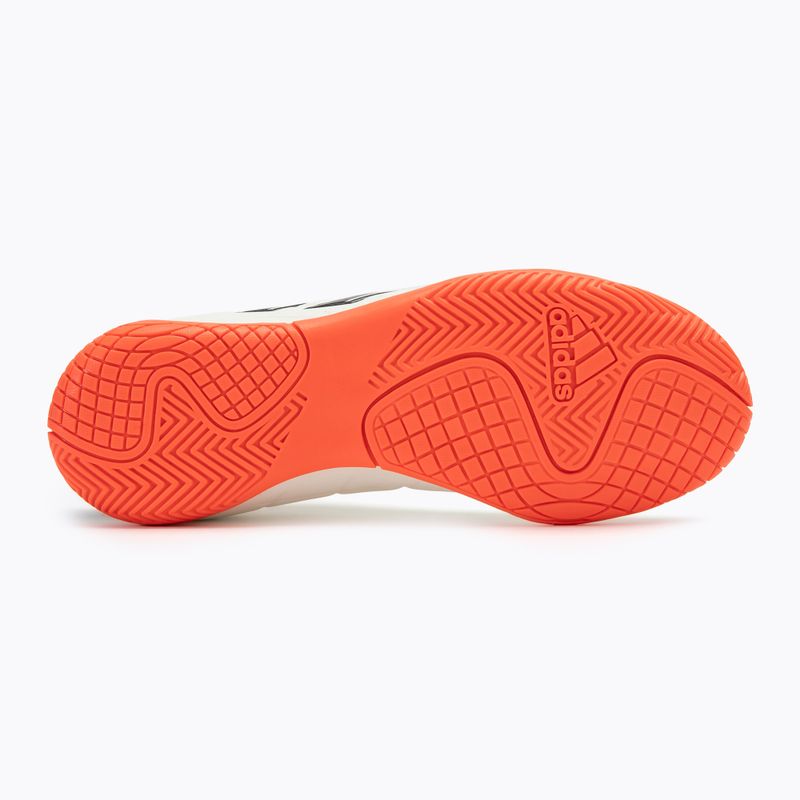Încălțăminte de fotbal pentru copii adidas Copa Pure II Club IN ivory/core black/solar red