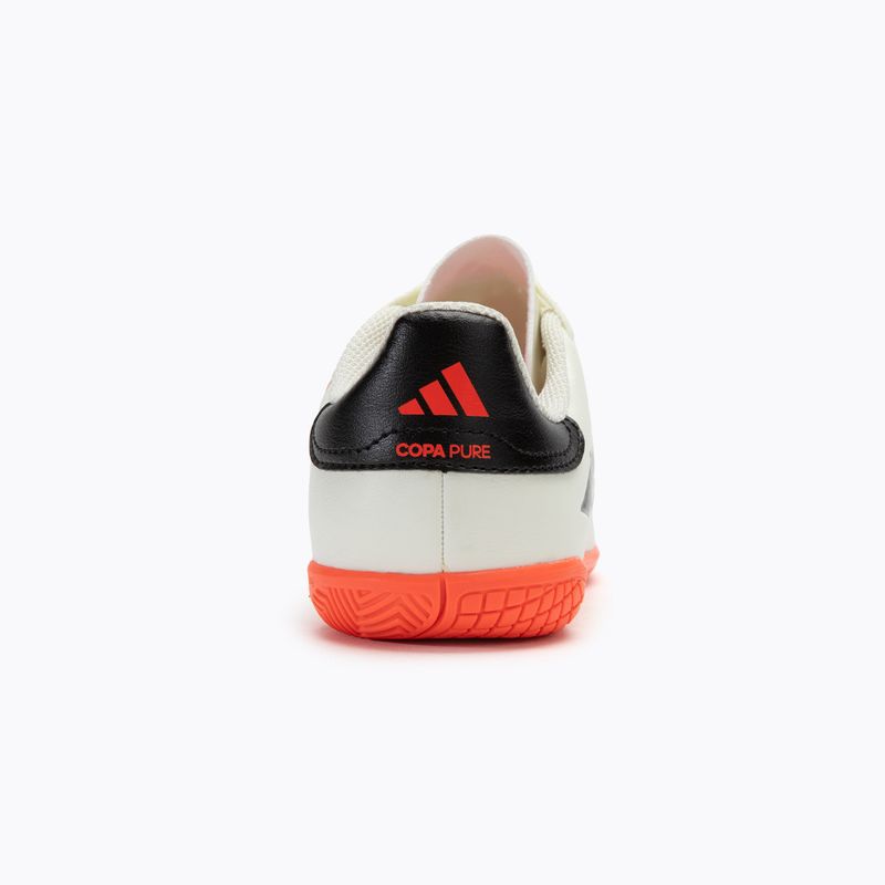 Încălțăminte de fotbal pentru copii adidas Copa Pure II Club IN ivory/core black/solar red