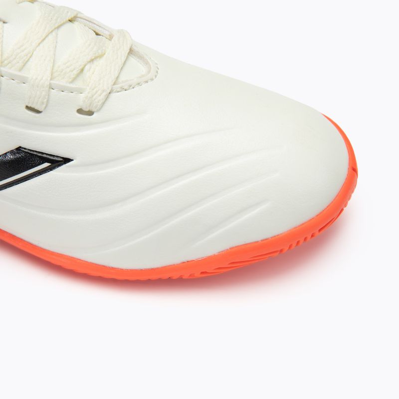 Încălțăminte de fotbal pentru copii adidas Copa Pure II Club IN ivory/core black/solar red