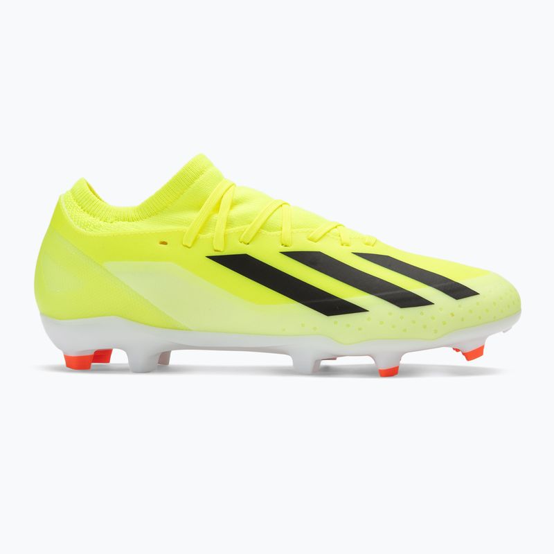 Încălțăminte de fotbal pentru bărbați  adidas X Crazyfast League FG team solar yellow/core black/cloud white 2