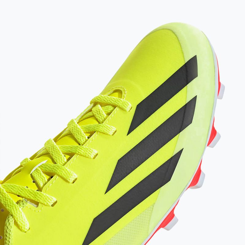 Încălțăminte de fotbal pentru bărbați  adidas X Crazyfast Club FxG team solar yellow/core black/cloud white