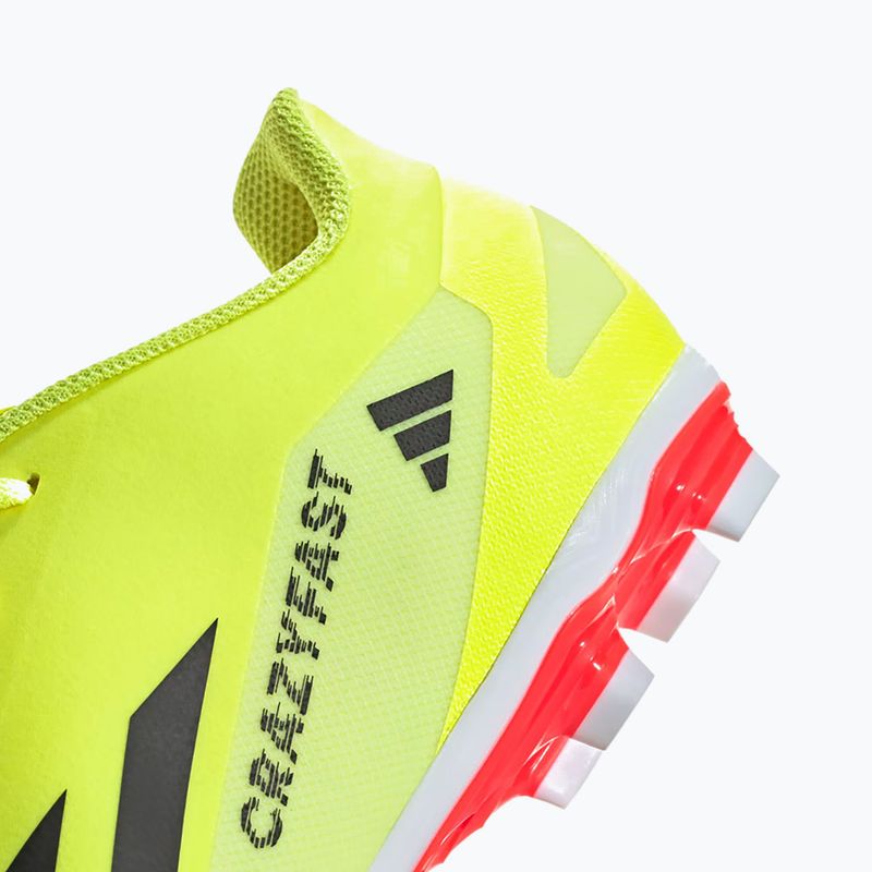 Încălțăminte de fotbal pentru bărbați  adidas X Crazyfast Club FxG team solar yellow/core black/cloud white