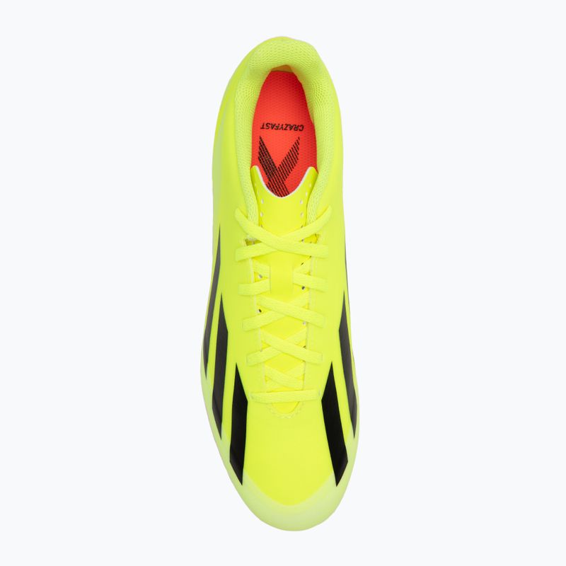 Încălțăminte de fotbal pentru bărbați  adidas X Crazyfast Club FxG team solar yellow/core black/cloud white