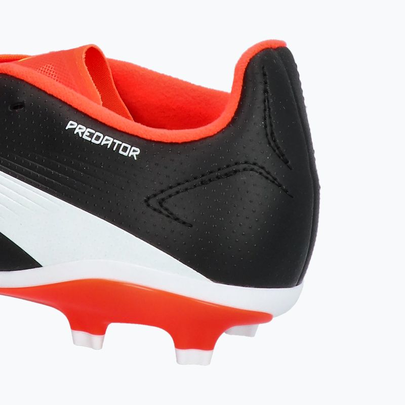 Încălțăminte de fotbal pentru copii adidas Predator League FG core black/cloud white/solar red