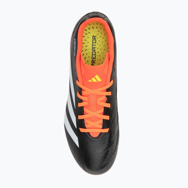 Încălțăminte de fotbal pentru copii adidas Predator League FG core black/cloud white/solar red