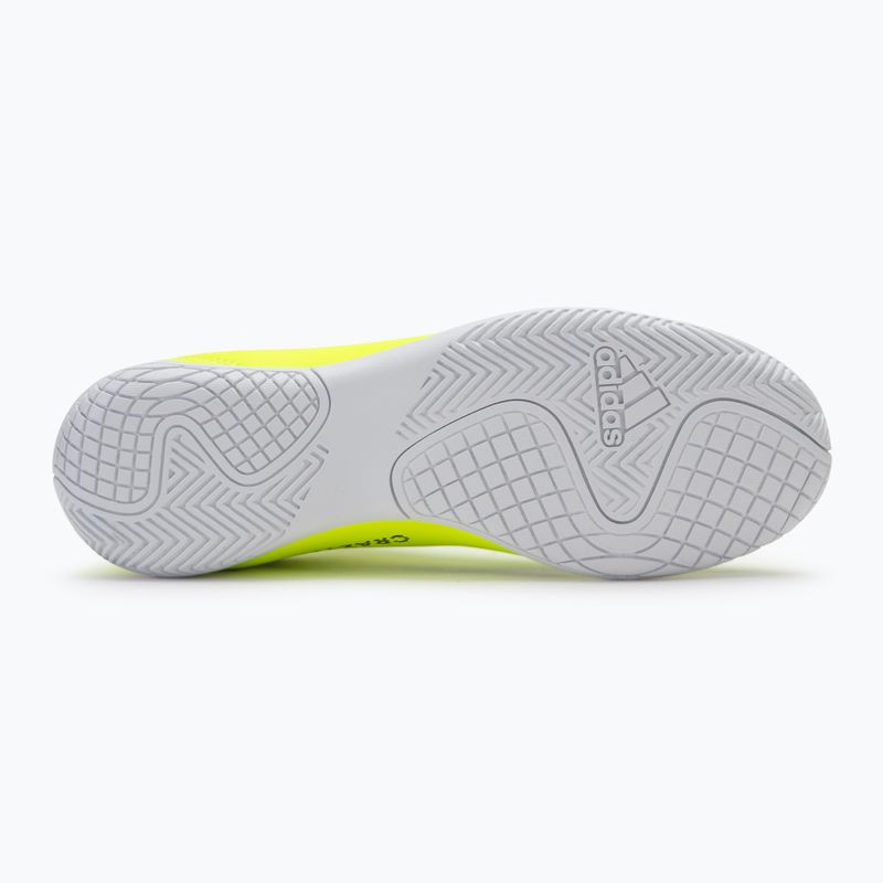 Încălțăminte de fotbal pentru copii adidas X Crazyfast Club IN team solar yellow/core black/cloud white