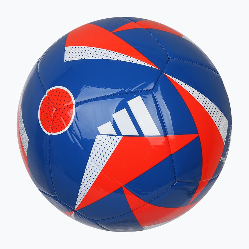 Minge de fotbal adidas Fussballiebe Club glow blue/solar red/white mărime 4 2