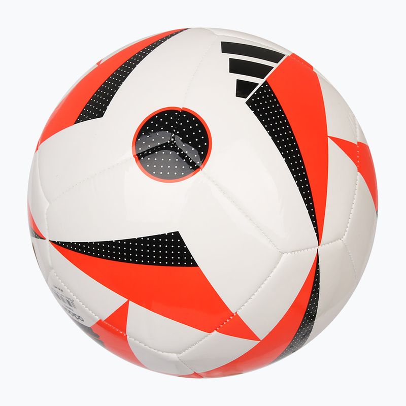 Minge de fotbal adidas Fussballiebe Club white/solar red/black mărime 5 4