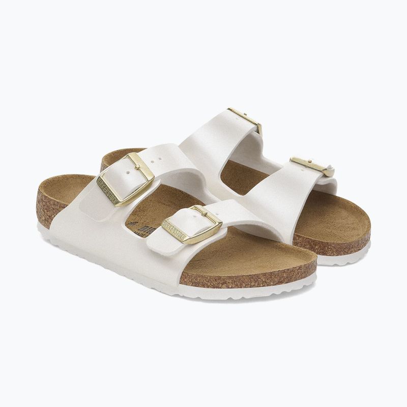 Papuci pentru copii BIRKENSTOCK Arizona Birko-Flor Narrow electric metallic pearl 3