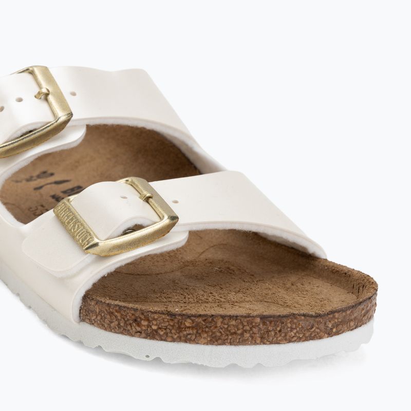 Papuci pentru copii BIRKENSTOCK Arizona Birko-Flor Narrow electric metallic pearl 7