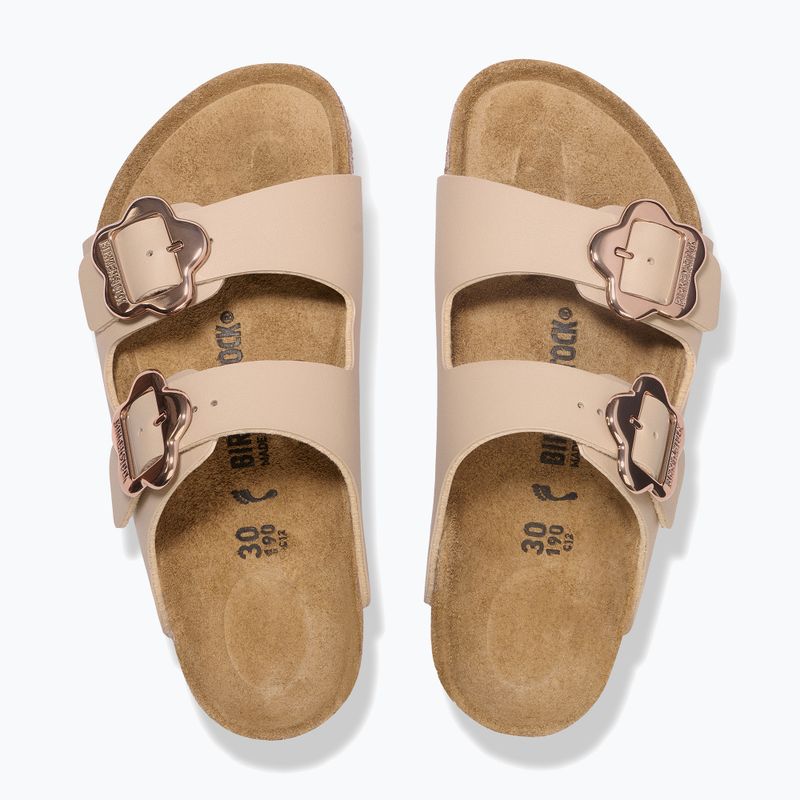 Șlapi pentru copii BIRKENSTOCK Arizona Flowers Kids Birko-Flor sandcastle 3
