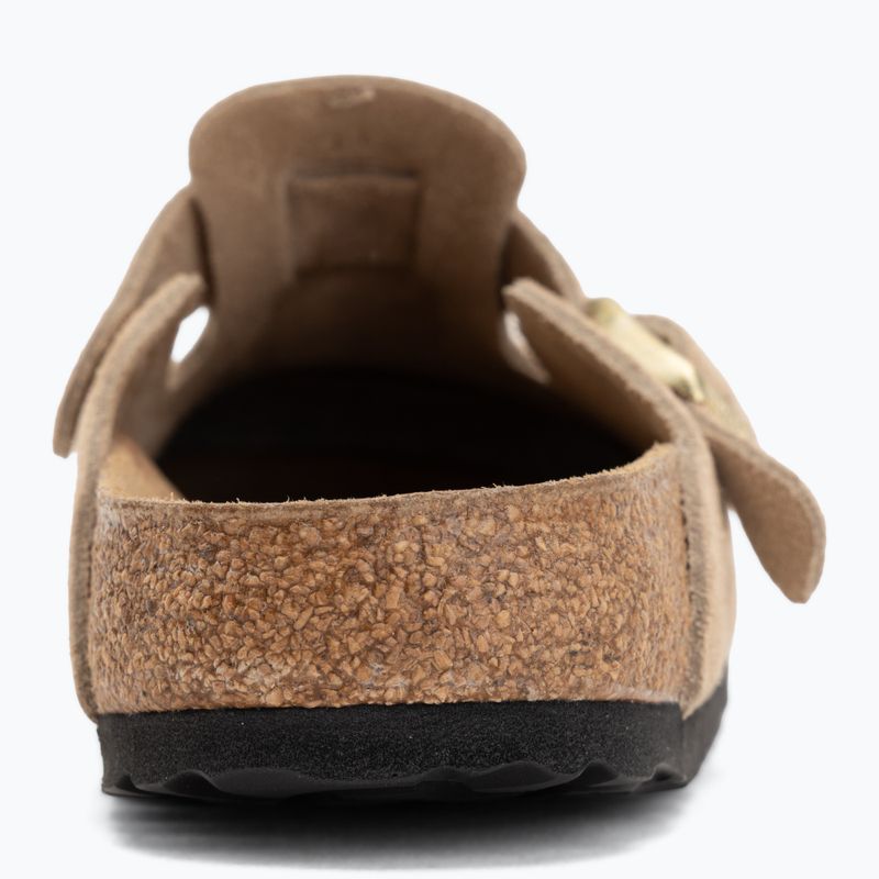 Șlapi BIRKENSTOCK Boston Suede Leather sandcastle 6