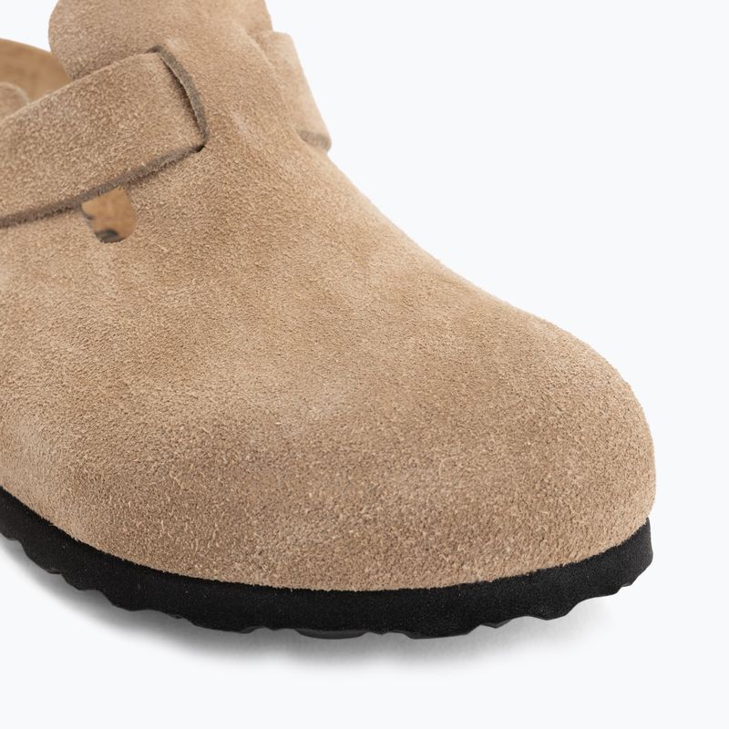 Șlapi BIRKENSTOCK Boston Suede Leather sandcastle 7