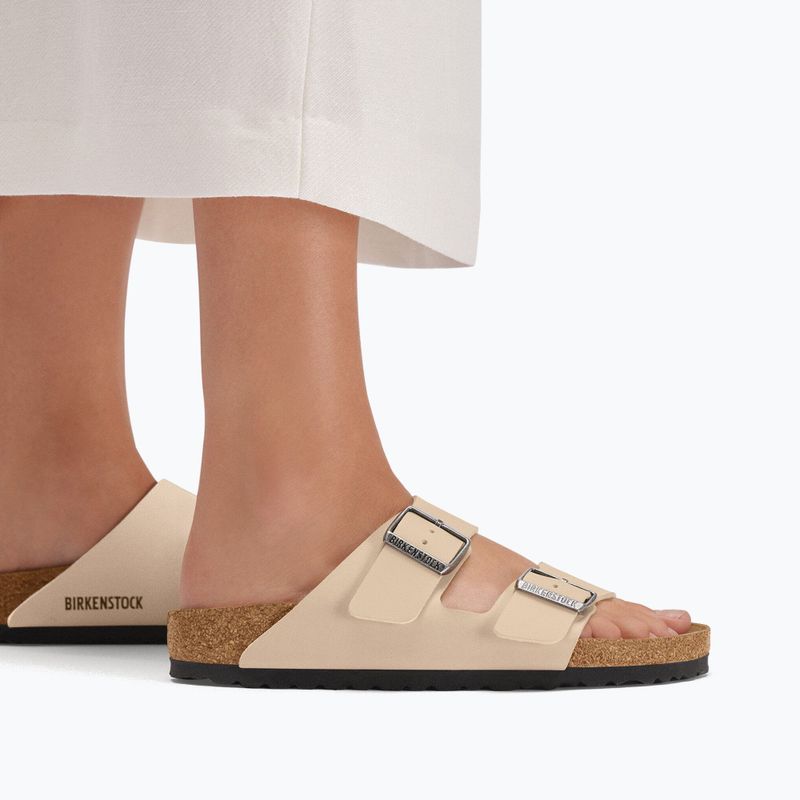 Papuci BIRKENSTOCK Arizona Birko-Flor Narrow sandcastle 8