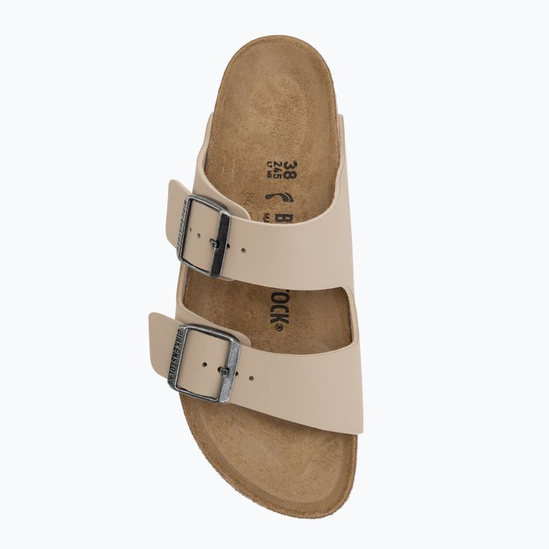 Papuci BIRKENSTOCK Arizona Birko-Flor Narrow sandcastle 5