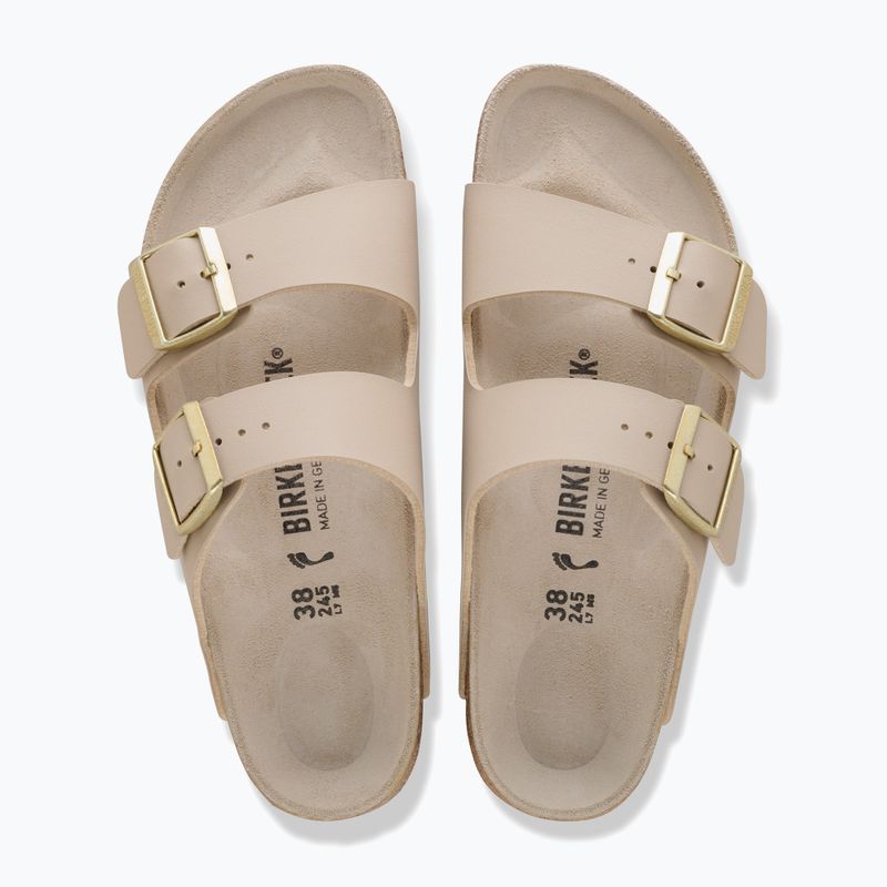 Șlapi pentru femei BIRKENSTOCK Arizona Birko-Flor triples sandcastle/oyster 3