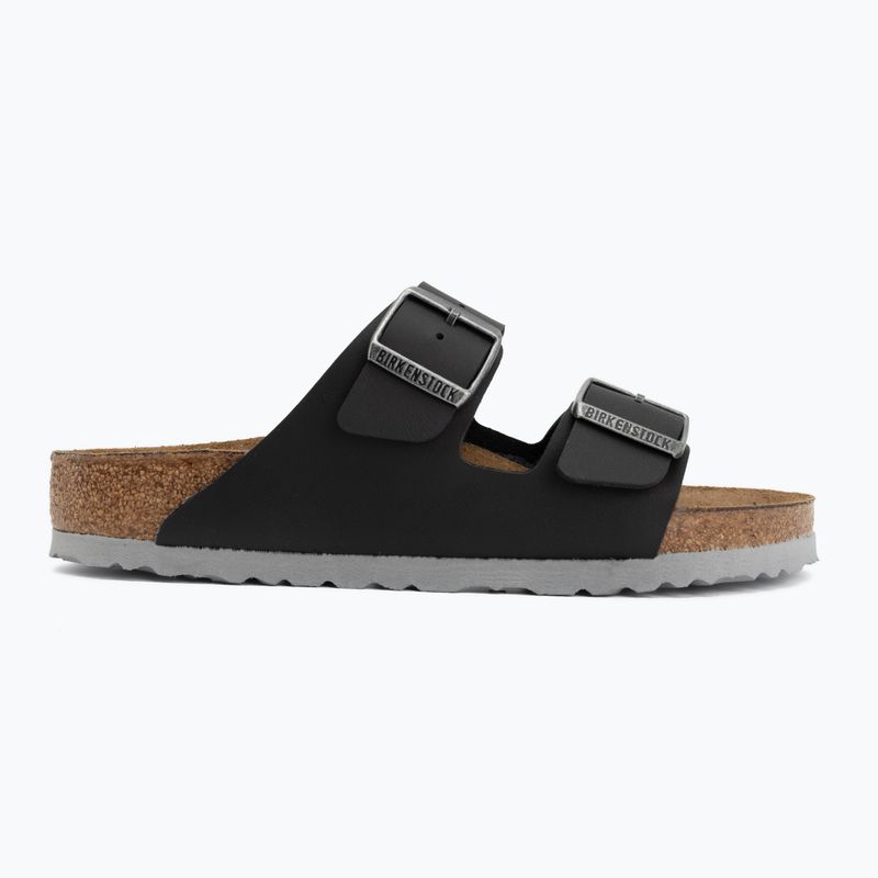 Șlapi BIRKENSTOCK Arizona Birko-Flor black/light gray 2