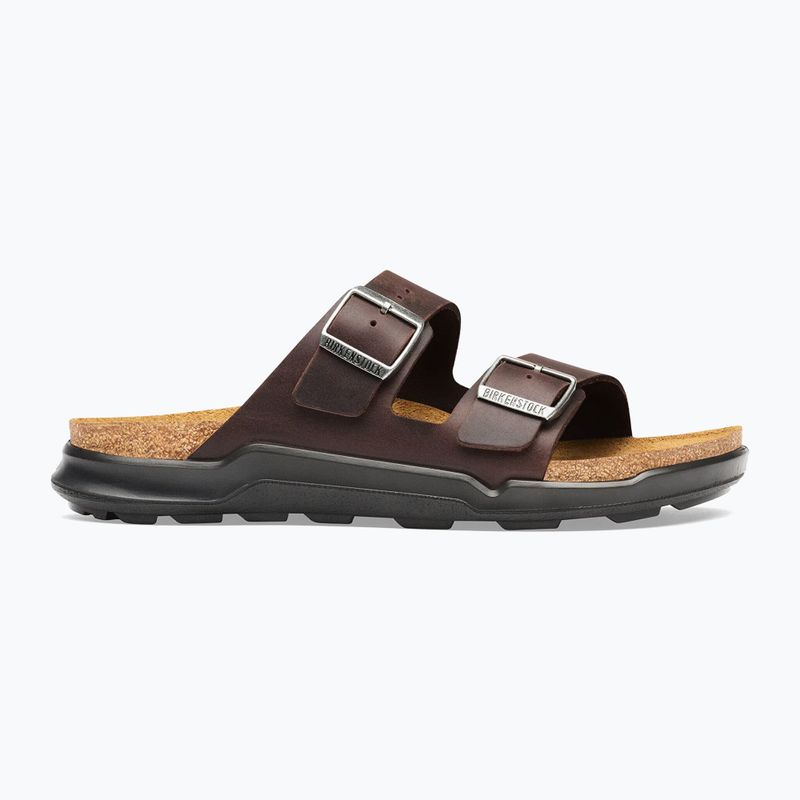 Șlapi pentru bărbați BIRKENSTOCK Arizona Crosstown Oiled Leather Regular habana/black 2