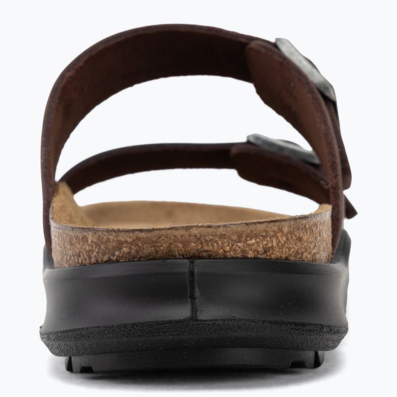 Șlapi pentru bărbați BIRKENSTOCK Arizona Crosstown Oiled Leather Regular habana/black 6