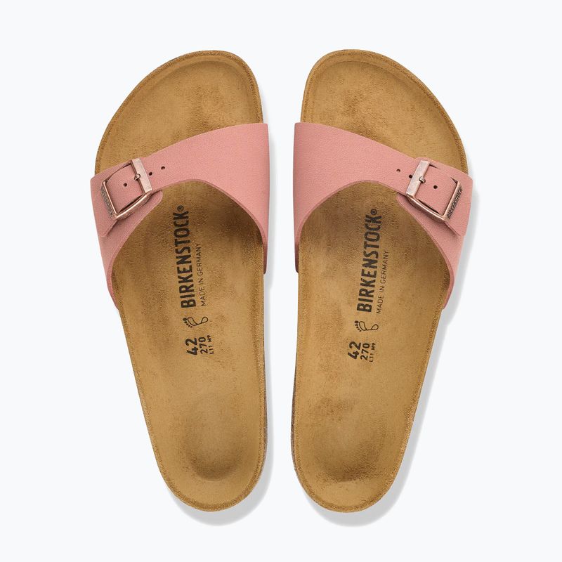 Papuci de damă BIRKENSTOCK Madrid Birkibuc Narrow roz lut 4