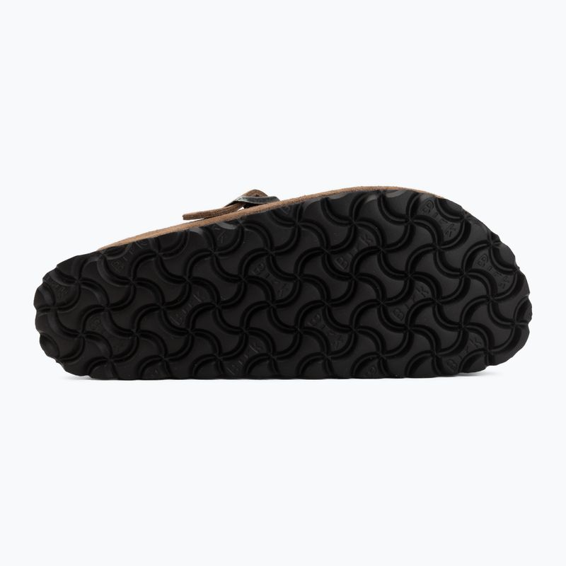 Șlapi BIRKENSTOCK Boston Suede Leather dark tea 4