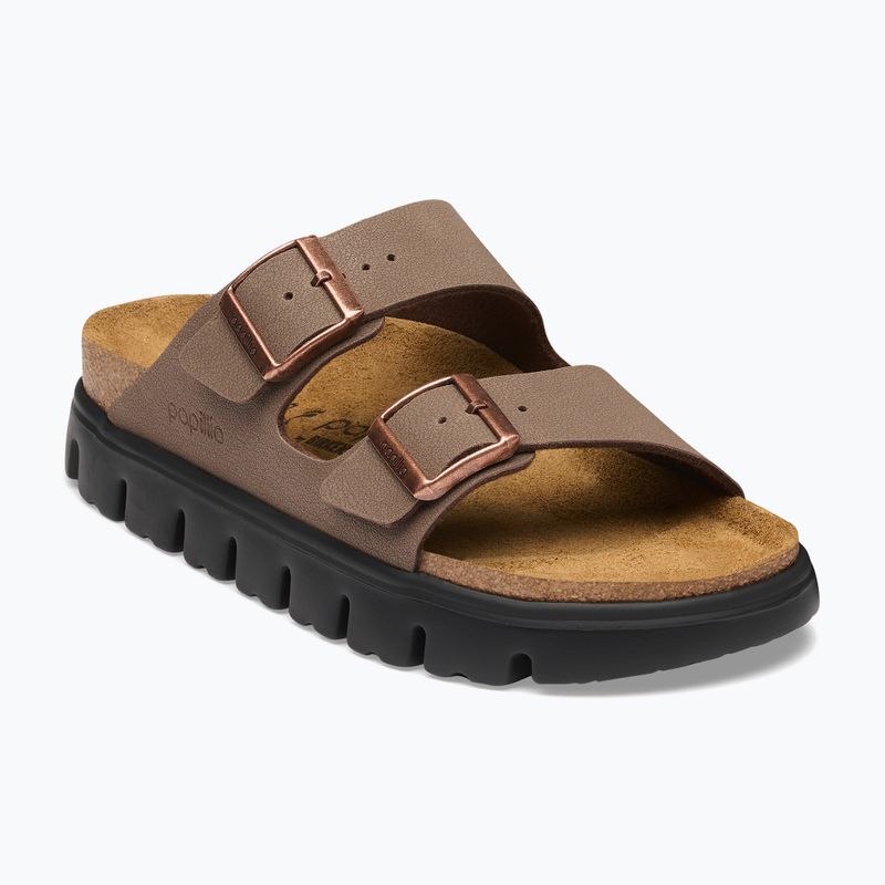 Klapki BIRKENSTOCK x Papillio Arizona Chunky Birkibuc Narrow mocca