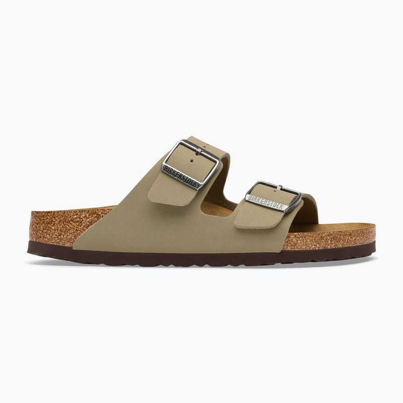 Șlapi BIRKENSTOCK Arizona Birko-Flor faded khaki/dark brown os 2