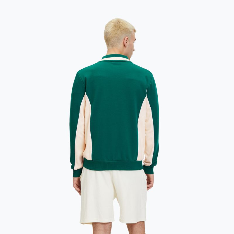 Bluză pentru bărbați FILA Settanta Track aventurine-anitique white