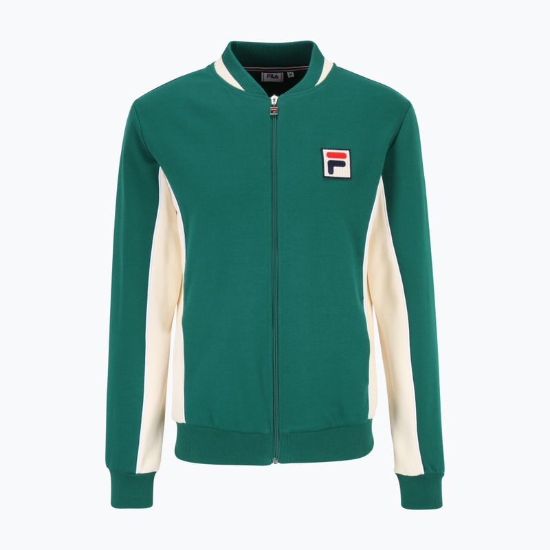 Bluză pentru bărbați FILA Settanta Track aventurine-anitique white
