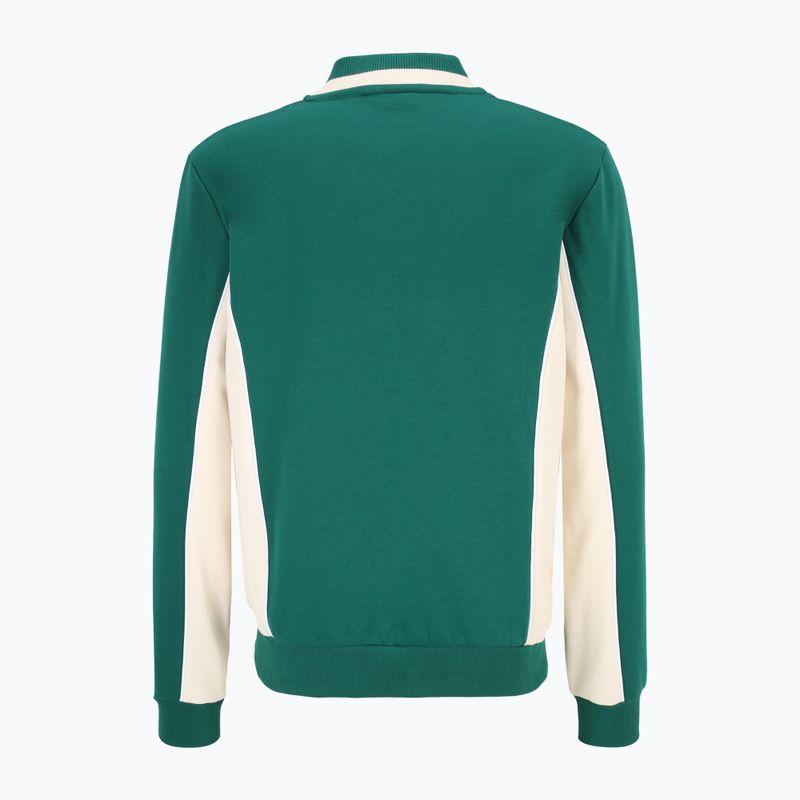 Bluză pentru bărbați FILA Settanta Track aventurine-anitique white