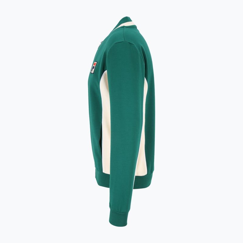 Bluză pentru bărbați FILA Settanta Track aventurine-anitique white