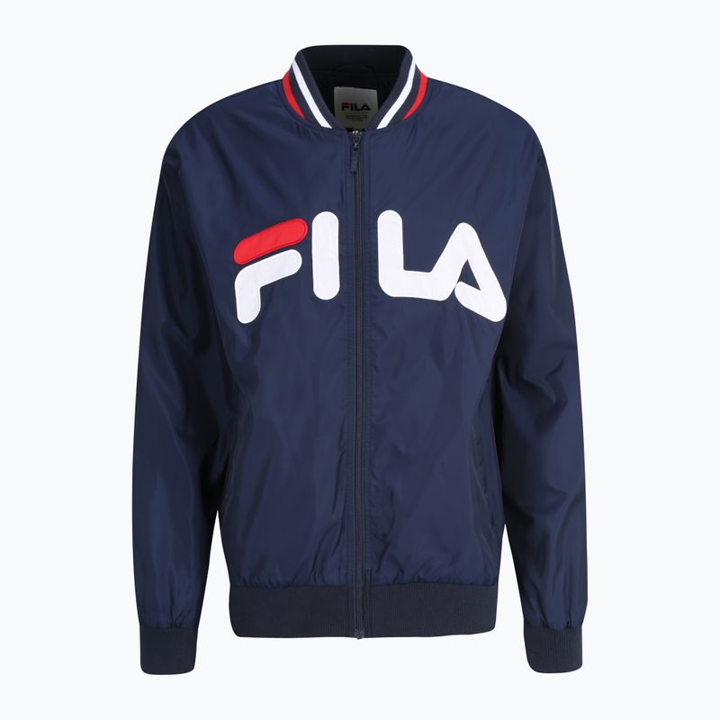 Geacă pentru bărbați FILA Logrono Logo Bomber black iris 5