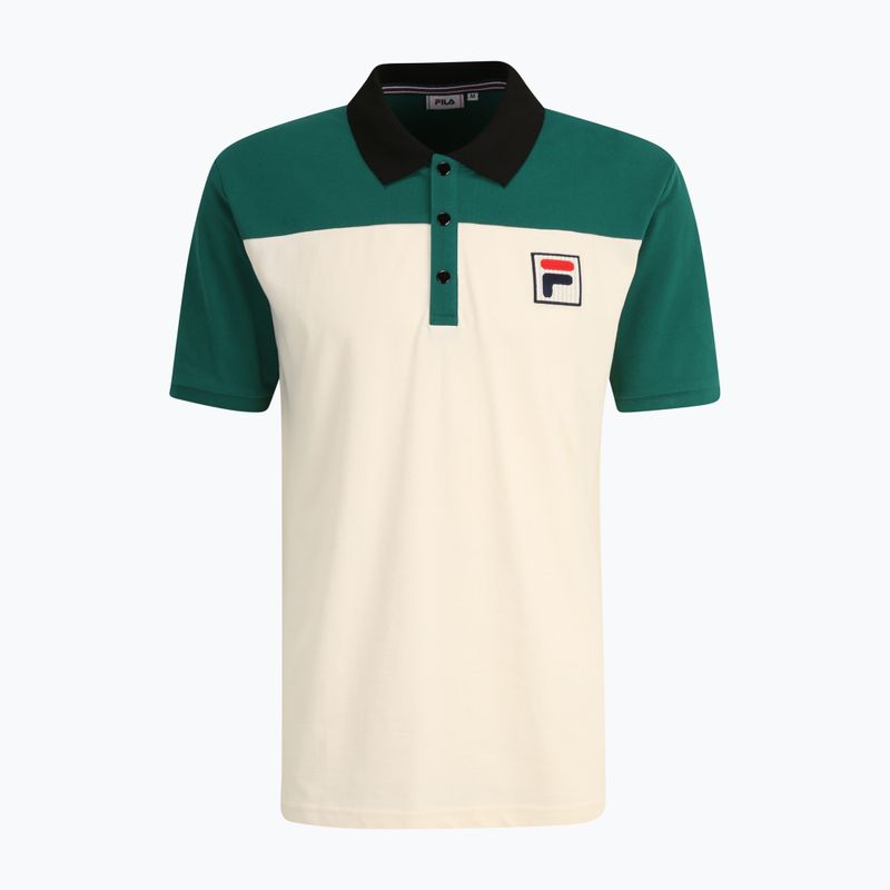 Tricou polo pentru bărbați FILA Lianshan Blocked antique white-aventurine 5