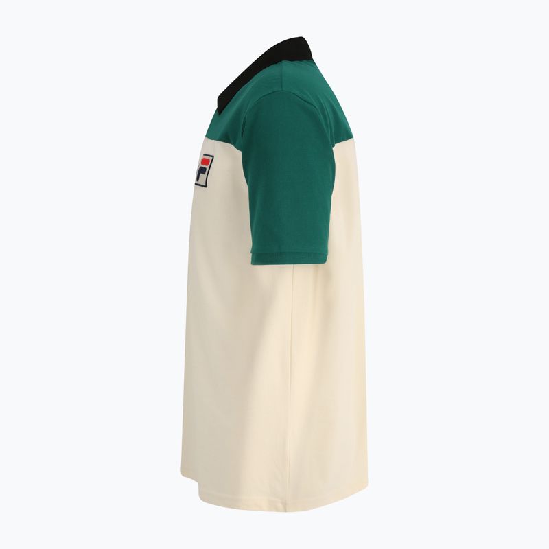 Tricou polo pentru bărbați FILA Lianshan Blocked antique white-aventurine 7