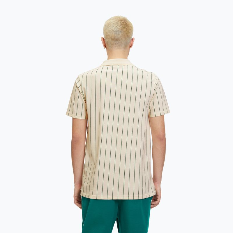 Tricou polo pentru bărbați FILA Luckenwalde antique white/adventurine striped 3