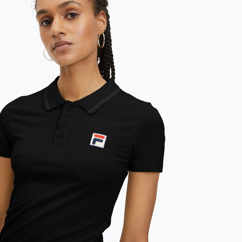 Tricou polo pentru femei FILA Leuben black 4