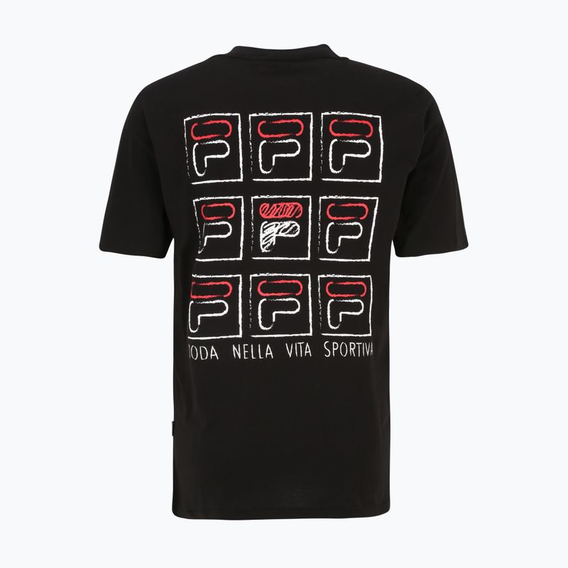 Tricou pentru bărbați FILA Luton Graphic black 6