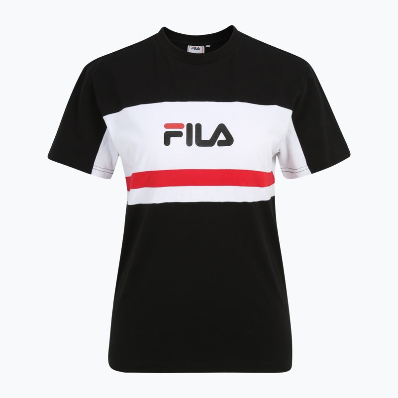 Tricou pentru femei FILA Lishui black/bright white