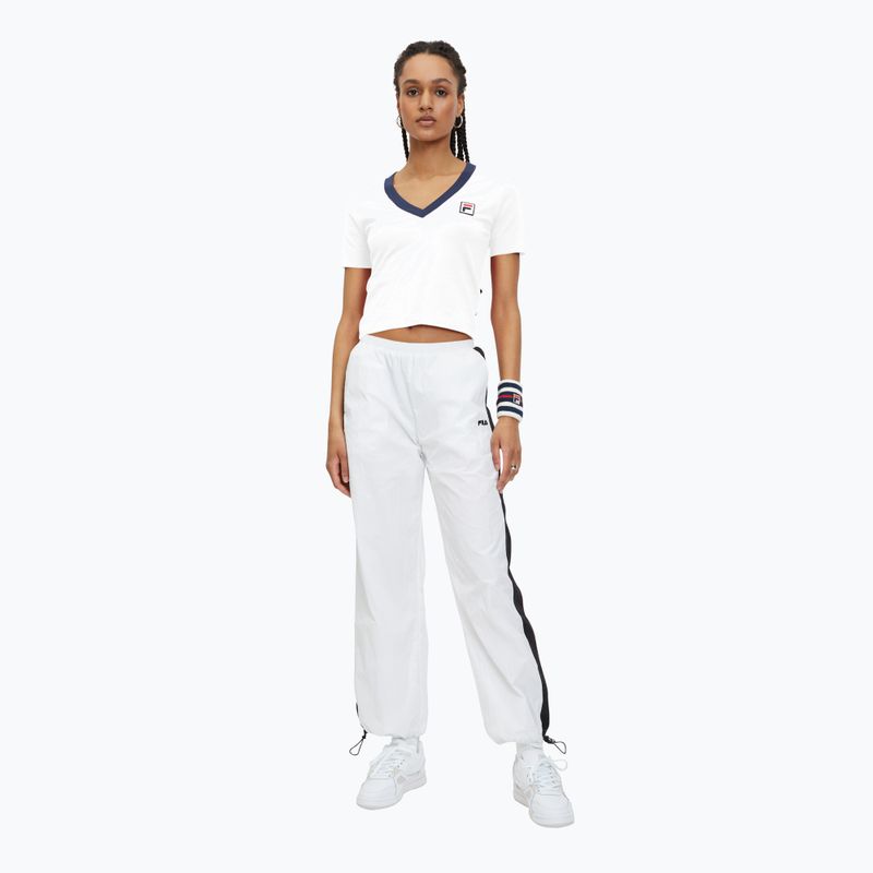 Tricou pentru femei FILA Ludhiana bright white 2