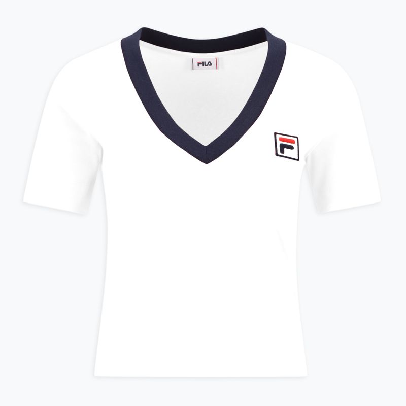 Tricou pentru femei FILA Ludhiana bright white 5