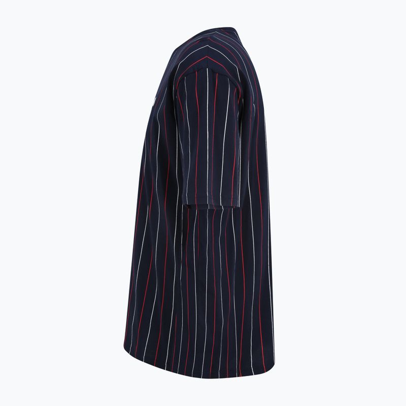 Tricou pentru bărbați FILA Lobito Pinstriped black iris/two color stiped