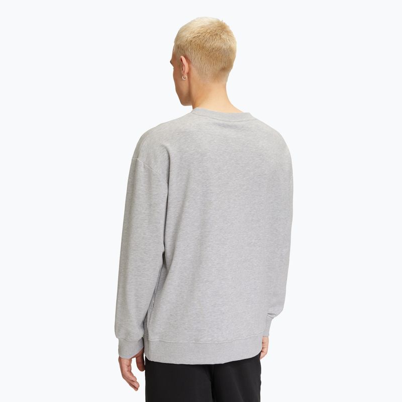 Bluză pentru bărbați FILA Lahti Crew light grey melange 3