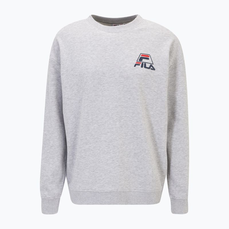 Bluză pentru bărbați FILA Lahti Crew light grey melange 5