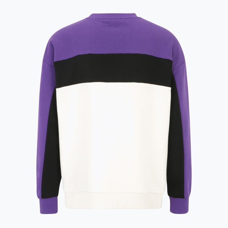Hanorac pentru bărbați FILA La Paz Crew Sweat hellotrope/antique white/black 2